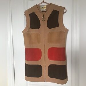 Vintage 1970’s Suede and Wool Vest